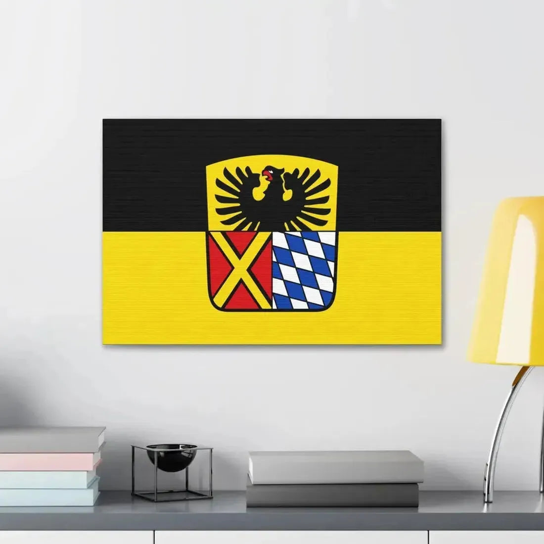 Flag of Donau Ries Germany - Canvas Wall Art - The Sticker Space