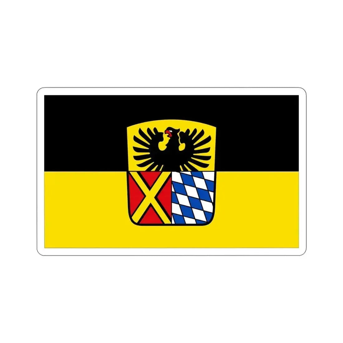 Flag of Donau Ries Germany STICKER Vinyl Die-Cut Decal 5 Inch - The Sticker Space