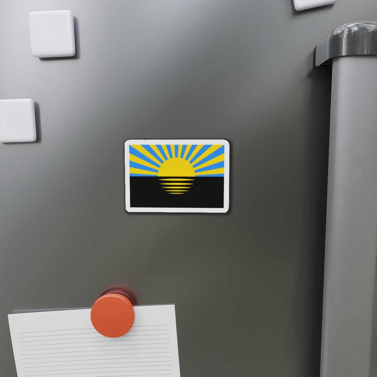 Flag of Donetsk Oblast Ukraine - Die-Cut Magnet-The Sticker Space