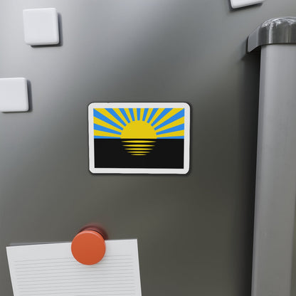 Flag of Donetsk Oblast Ukraine - Die-Cut Magnet-The Sticker Space