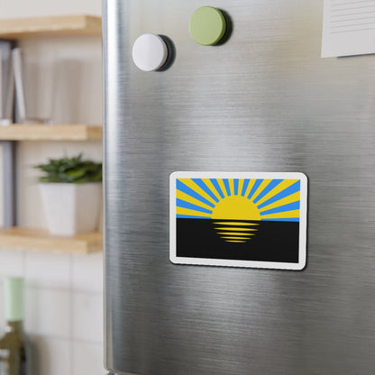 Flag of Donetsk Oblast Ukraine - Die-Cut Magnet-The Sticker Space