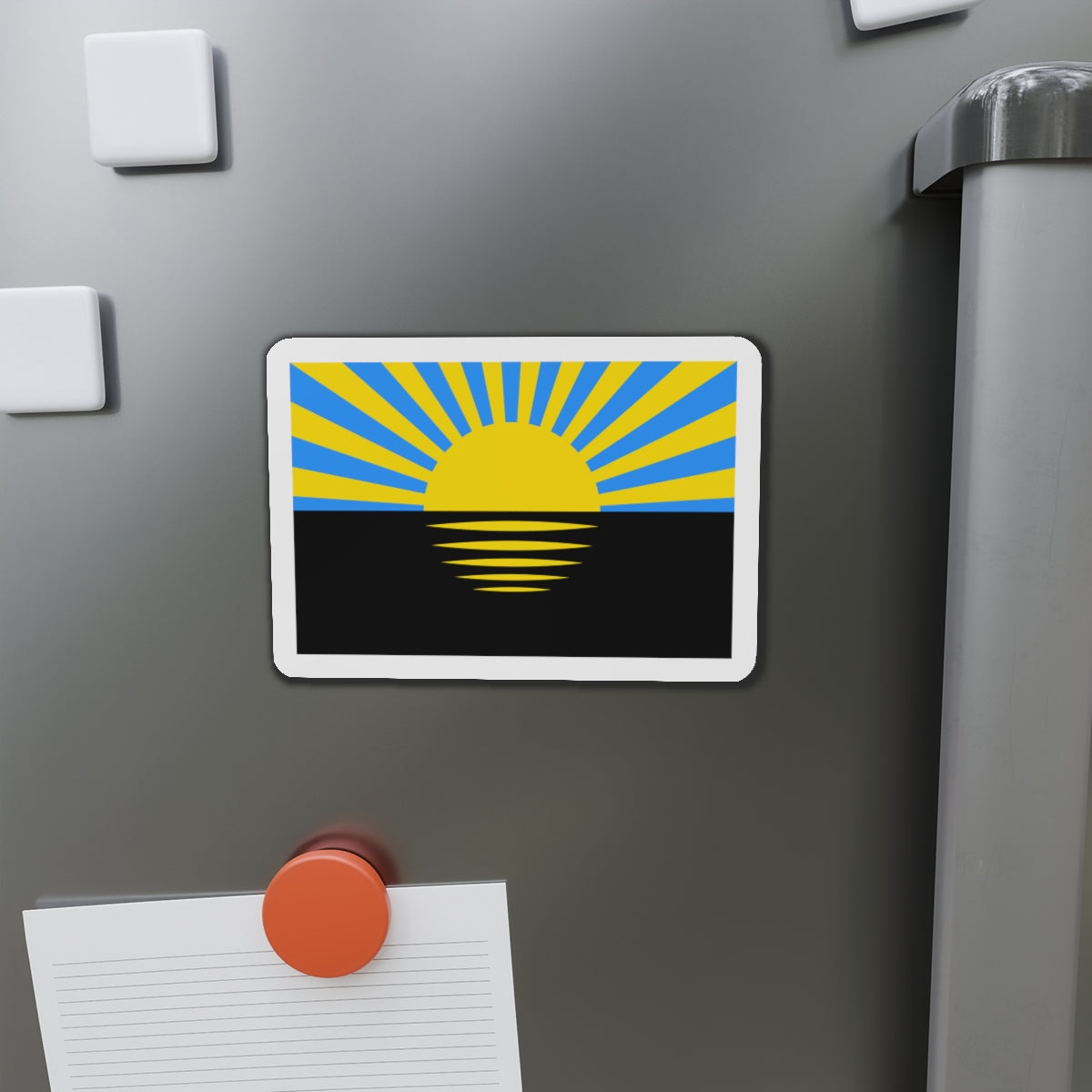 Flag of Donetsk Oblast Ukraine - Die-Cut Magnet-The Sticker Space