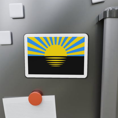 Flag of Donetsk Oblast Ukraine - Die-Cut Magnet-The Sticker Space