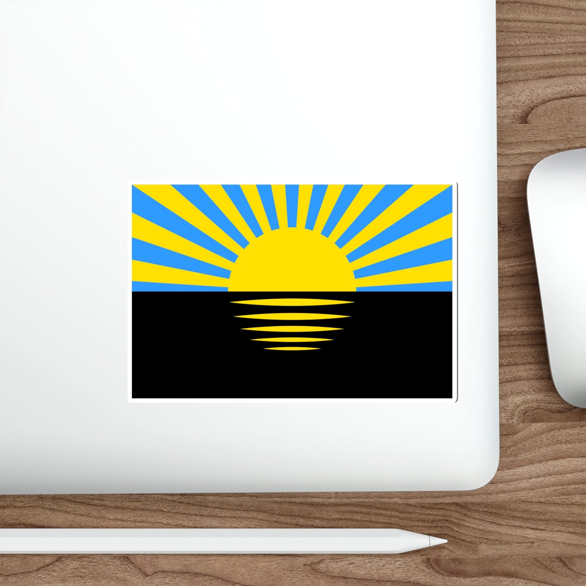 Flag of Donetsk Oblast Ukraine STICKER Vinyl Die-Cut Decal-The Sticker Space