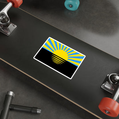 Flag of Donetsk Oblast Ukraine STICKER Vinyl Die-Cut Decal-The Sticker Space