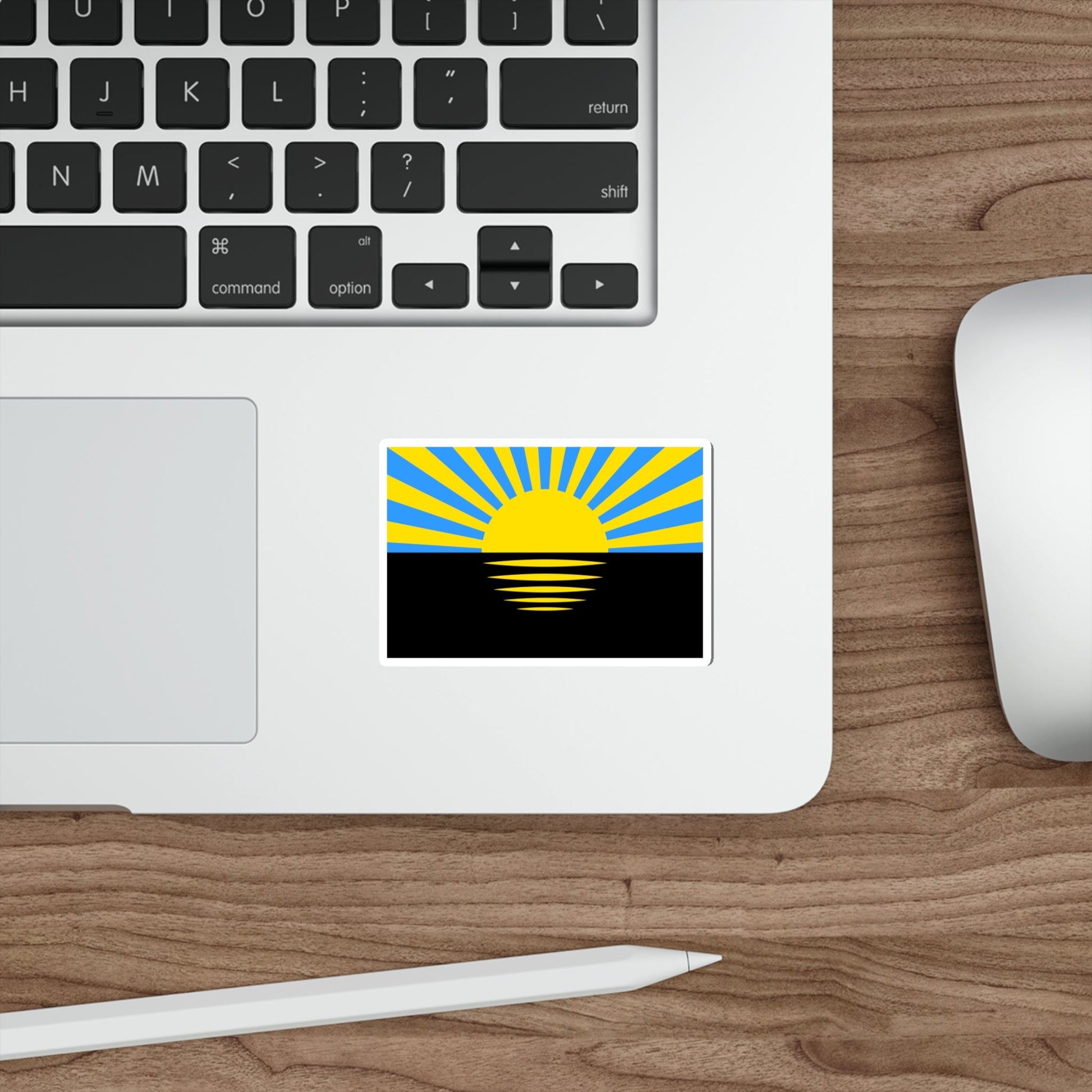 Flag of Donetsk Oblast Ukraine STICKER Vinyl Die-Cut Decal-The Sticker Space