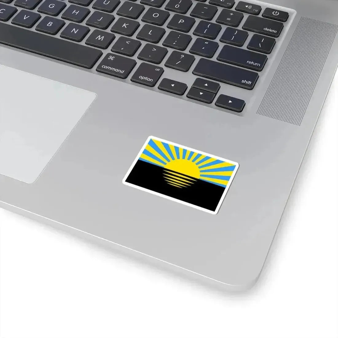 Flag of Donetsk Oblast Ukraine - STICKER Vinyl Kiss-Cut Decal - The Sticker Space
