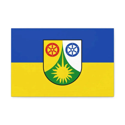 Flag of Donnersbergkreis Germany - Canvas Wall Art 18″ x 12″ 1.25" - The Sticker Space