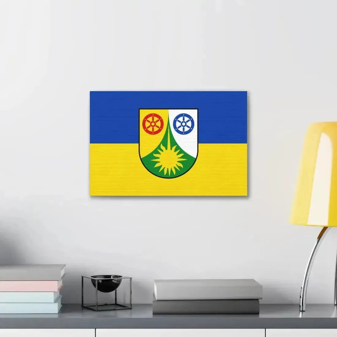 Flag of Donnersbergkreis Germany - Canvas Wall Art - The Sticker Space