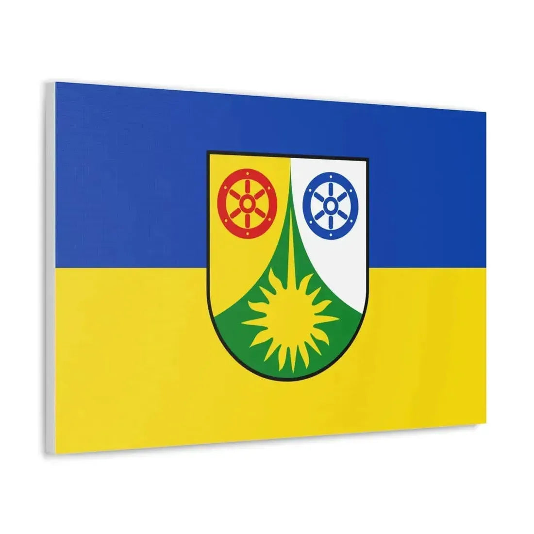 Flag of Donnersbergkreis Germany - Canvas Wall Art - The Sticker Space