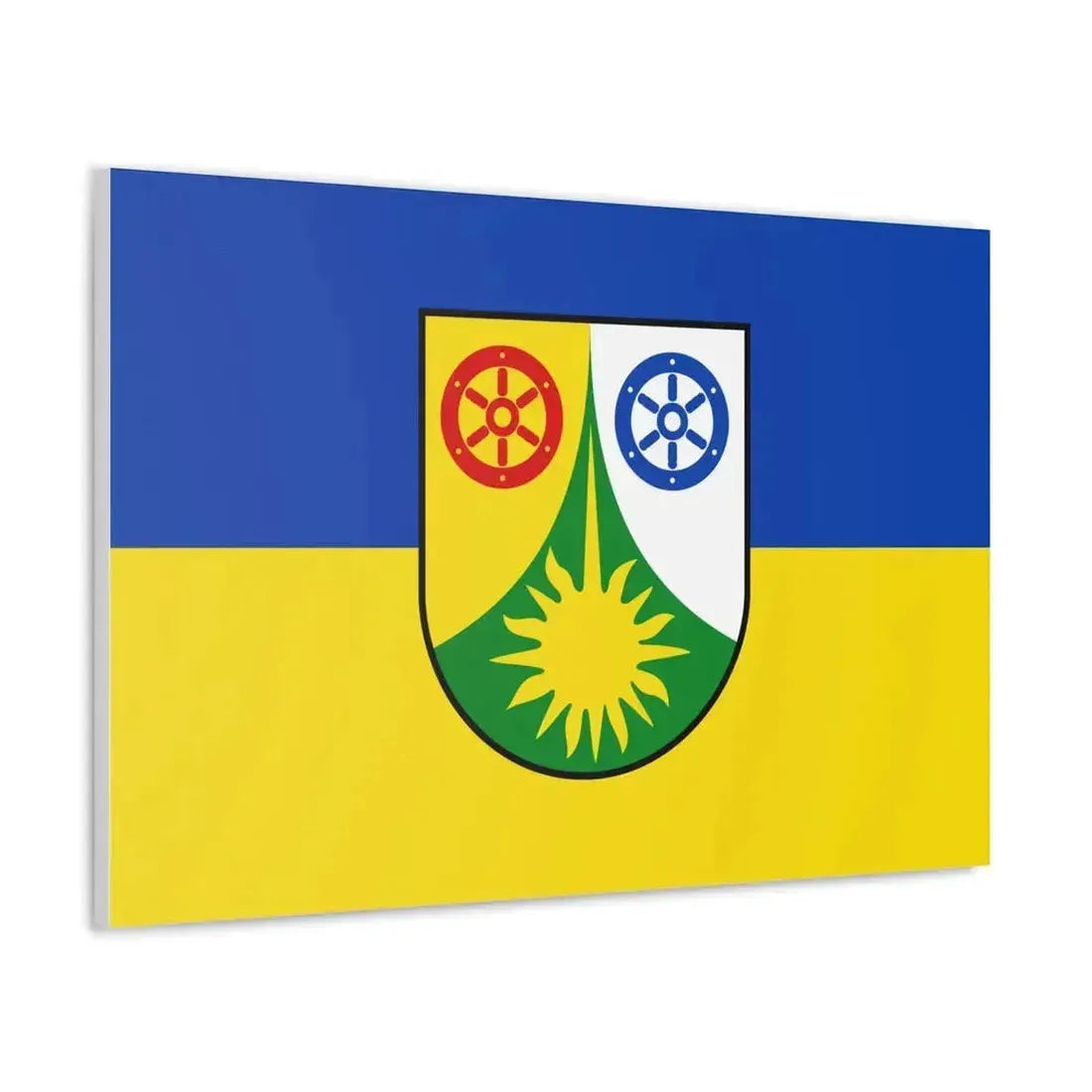 Flag of Donnersbergkreis Germany - Canvas Wall Art - The Sticker Space