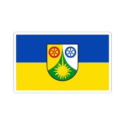 Flag of Donnersbergkreis Germany - STICKER Vinyl Kiss-Cut Decal 6 Inch White - The Sticker Space