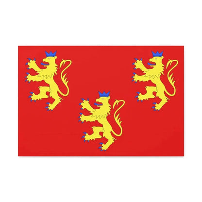 Flag of Dordogne France 2 - Canvas Wall Art 24″ x 16″ 1.25" - The Sticker Space
