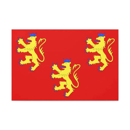 Flag of Dordogne France 2 - Canvas Wall Art 30" x 20" 1.25" - The Sticker Space