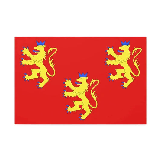 Flag of Dordogne France 2 - Canvas Wall Art 36" x 24" 1.25" - The Sticker Space