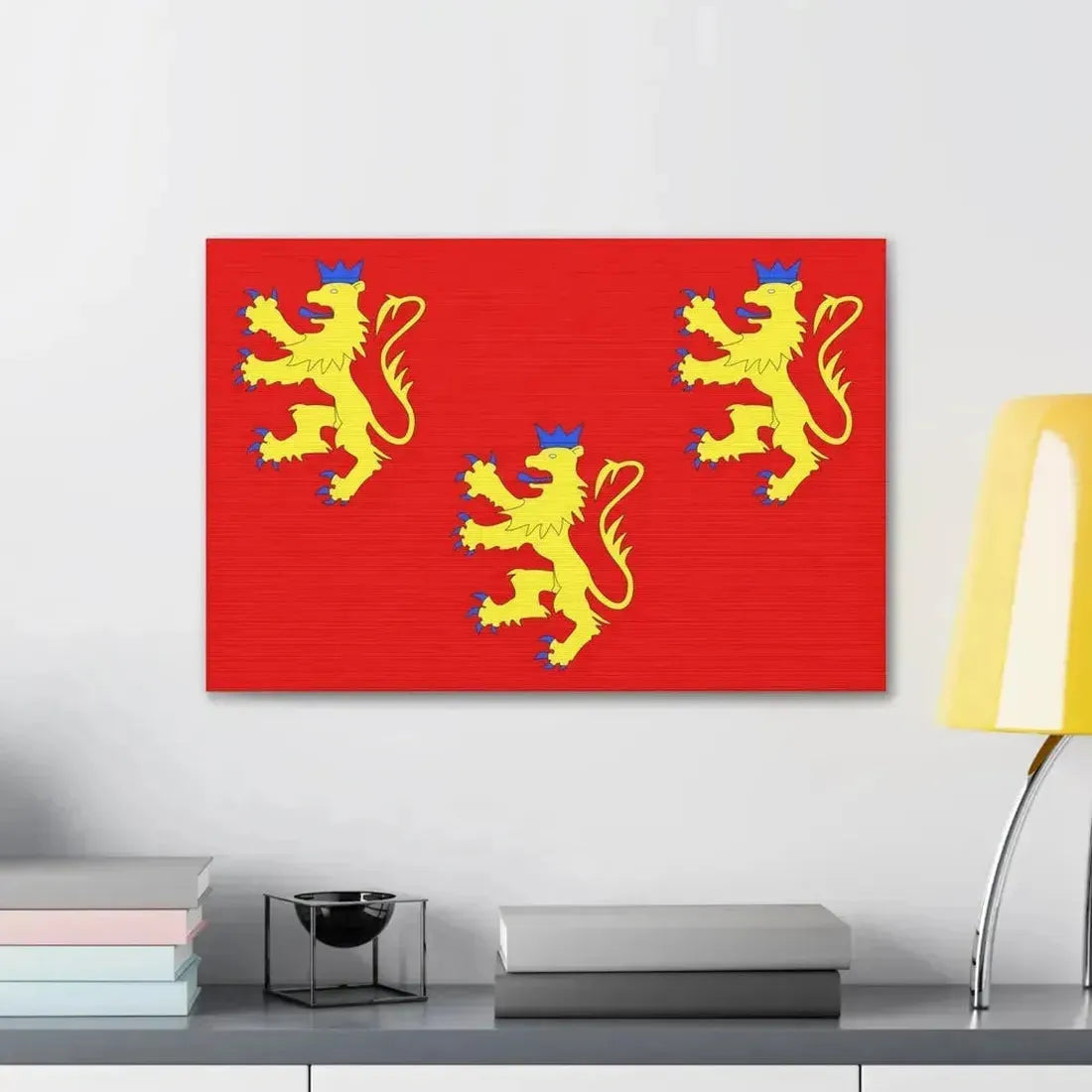 Flag of Dordogne France 2 - Canvas Wall Art - The Sticker Space