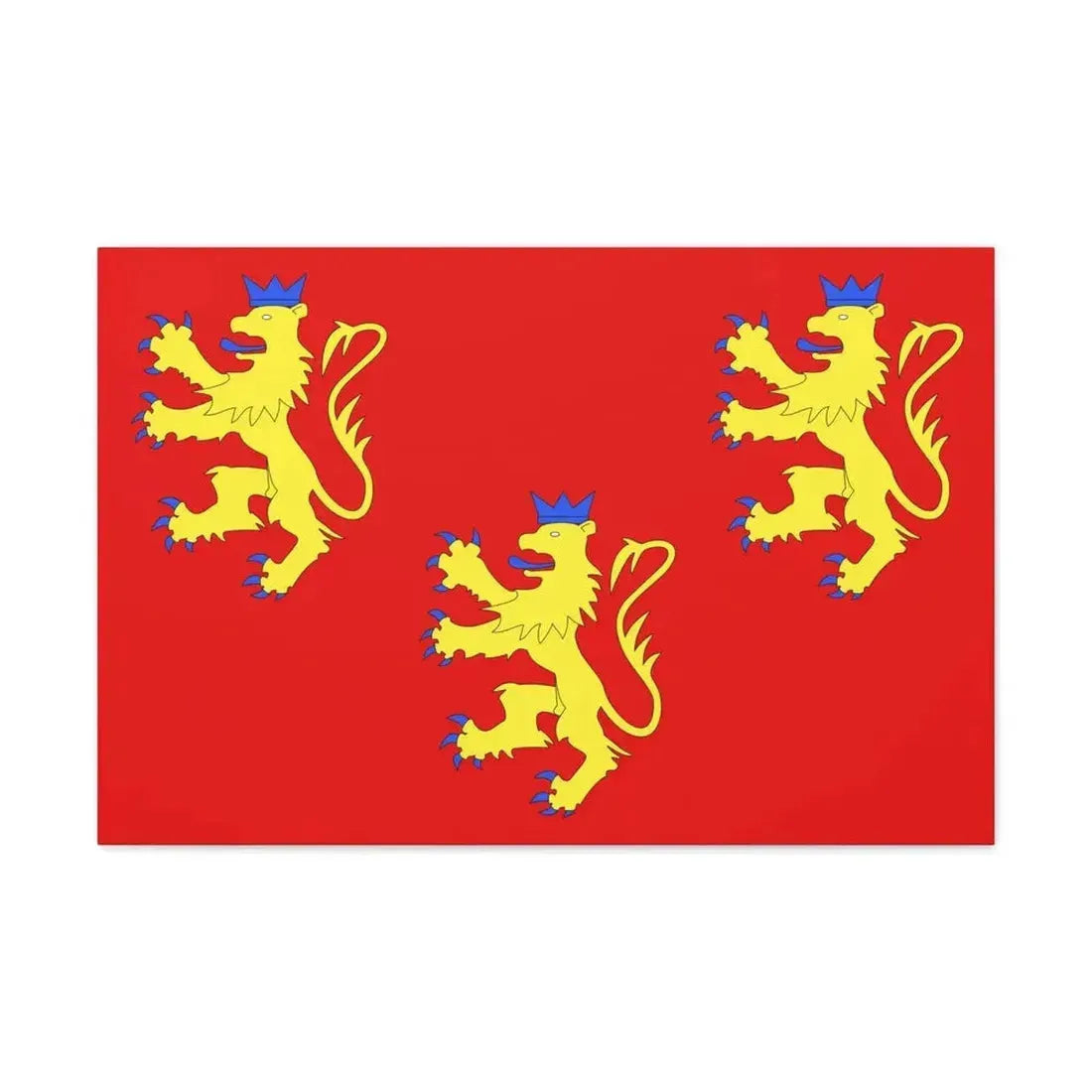 Flag of Dordogne France 2 - Canvas Wall Art - The Sticker Space