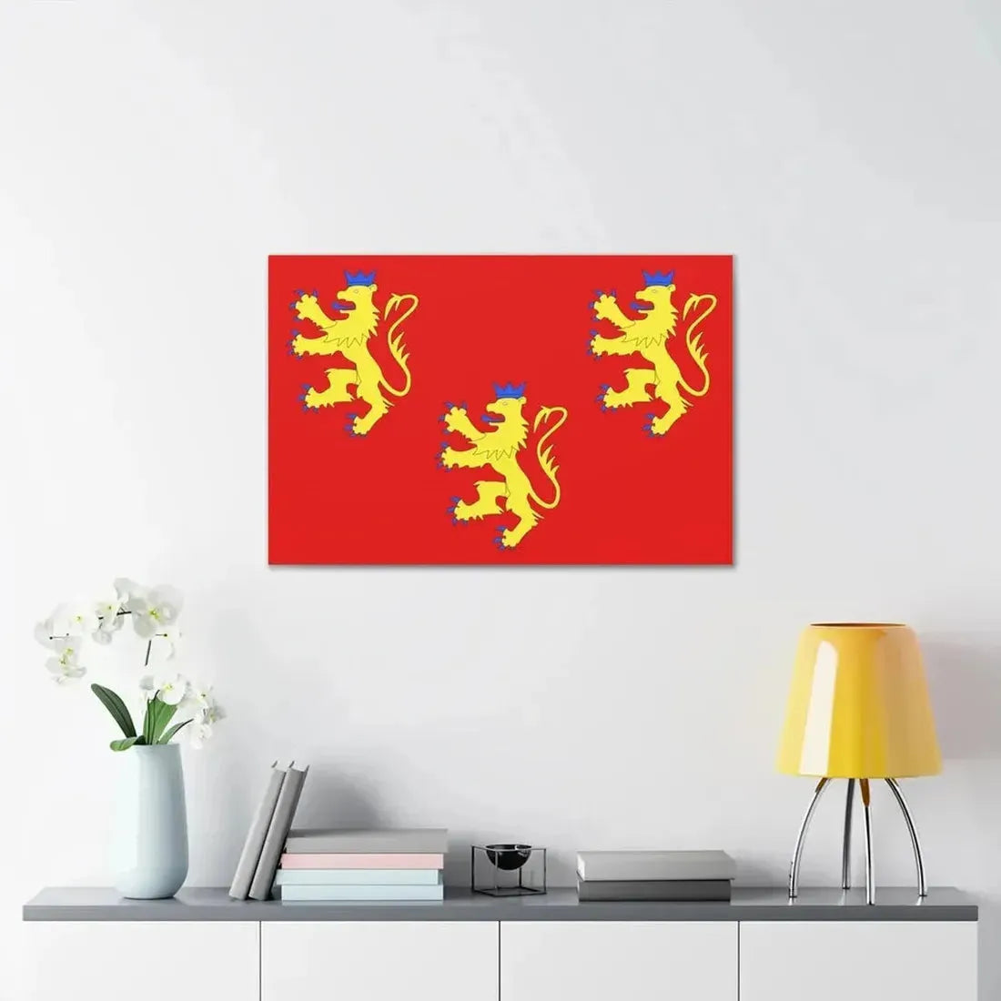 Flag of Dordogne France 2 - Canvas Wall Art - The Sticker Space