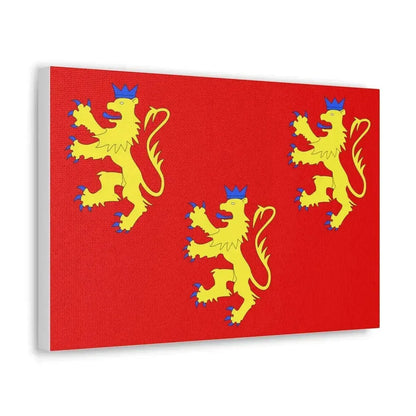 Flag of Dordogne France 2 - Canvas Wall Art - The Sticker Space