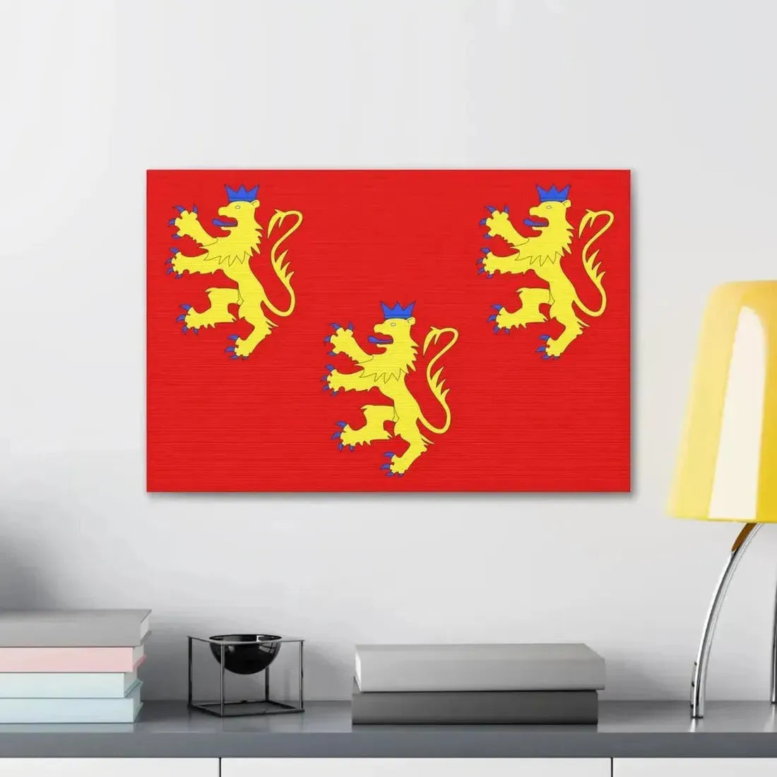 Flag of Dordogne France 2 - Canvas Wall Art - The Sticker Space