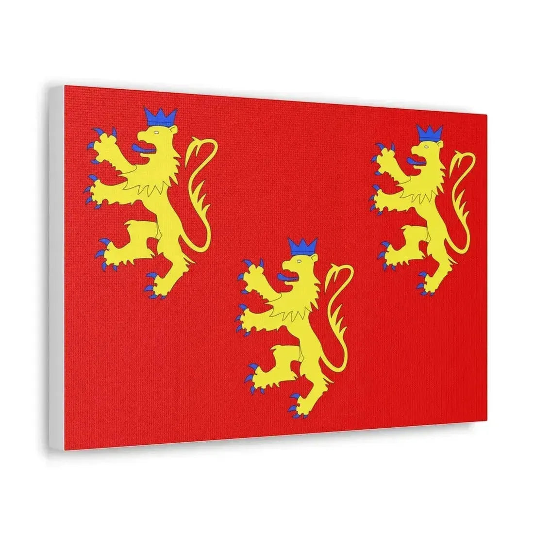 Flag of Dordogne France 2 - Canvas Wall Art - The Sticker Space