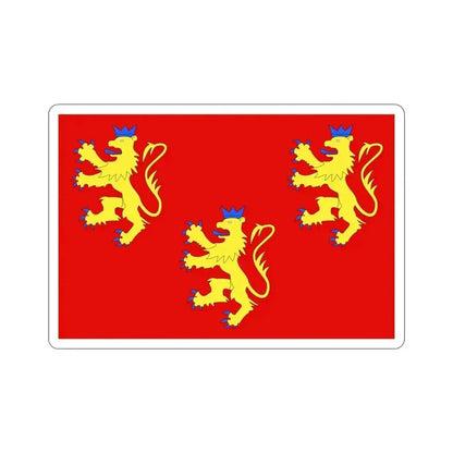 Flag of Dordogne France 2 STICKER Vinyl Die-Cut Decal 5 Inch - The Sticker Space