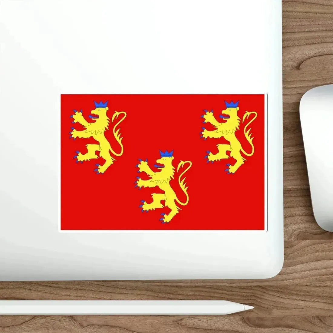 Flag of Dordogne France 2 STICKER Vinyl Die-Cut Decal - The Sticker Space