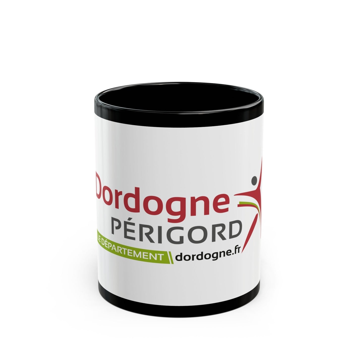 Flag of Dordogne France - Black Coffee Mug-11oz-The Sticker Space