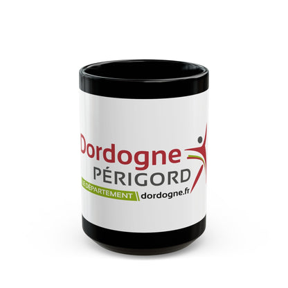 Flag of Dordogne France - Black Coffee Mug-15oz-The Sticker Space