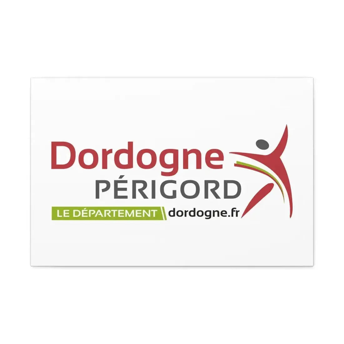 Flag of Dordogne France - Canvas Wall Art 30" x 20" 1.25" - The Sticker Space