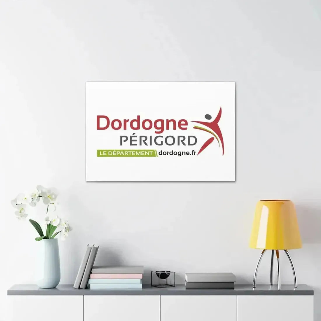Flag of Dordogne France - Canvas Wall Art - The Sticker Space