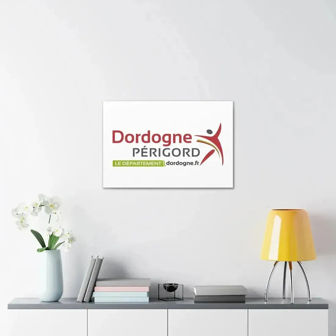 Flag of Dordogne France - Canvas Wall Art - The Sticker Space