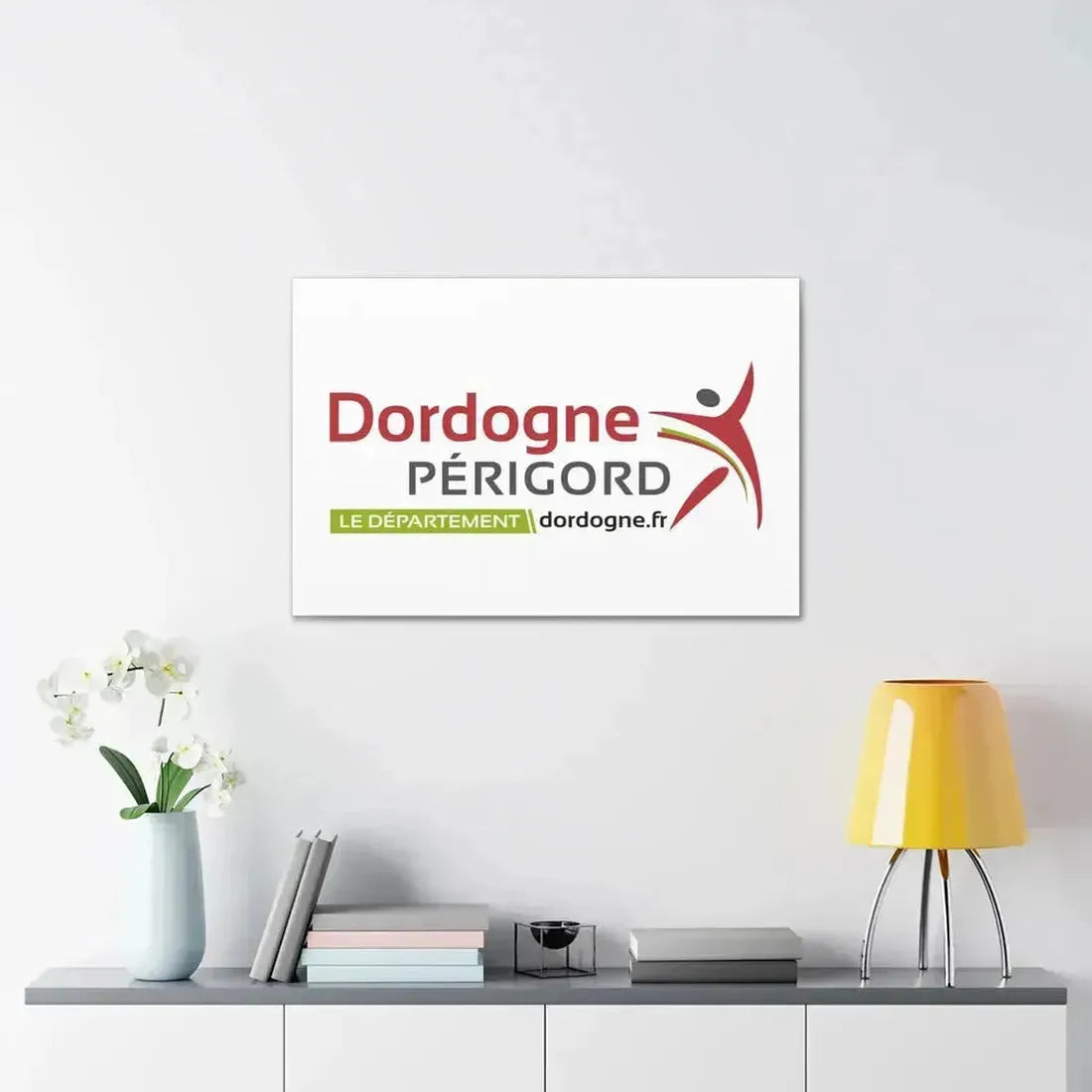 Flag of Dordogne France - Canvas Wall Art - The Sticker Space
