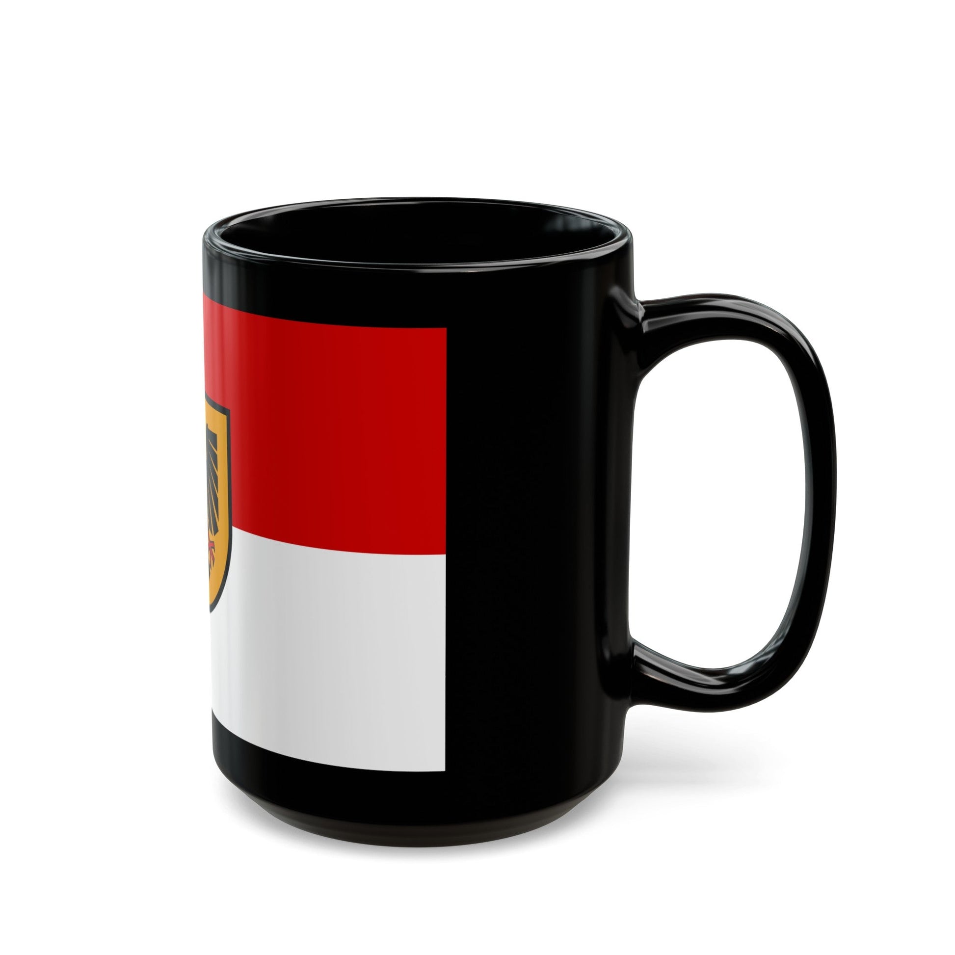 Flag of Dortmund Germany - Black Coffee Mug-The Sticker Space