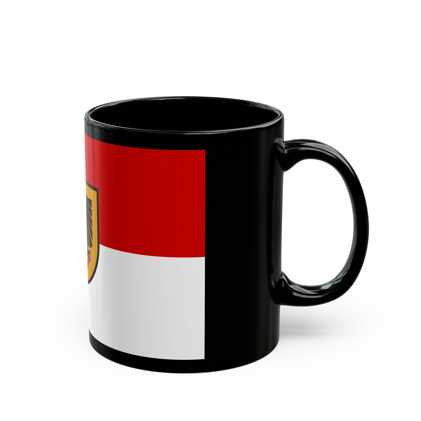 Flag of Dortmund Germany - Black Coffee Mug-The Sticker Space