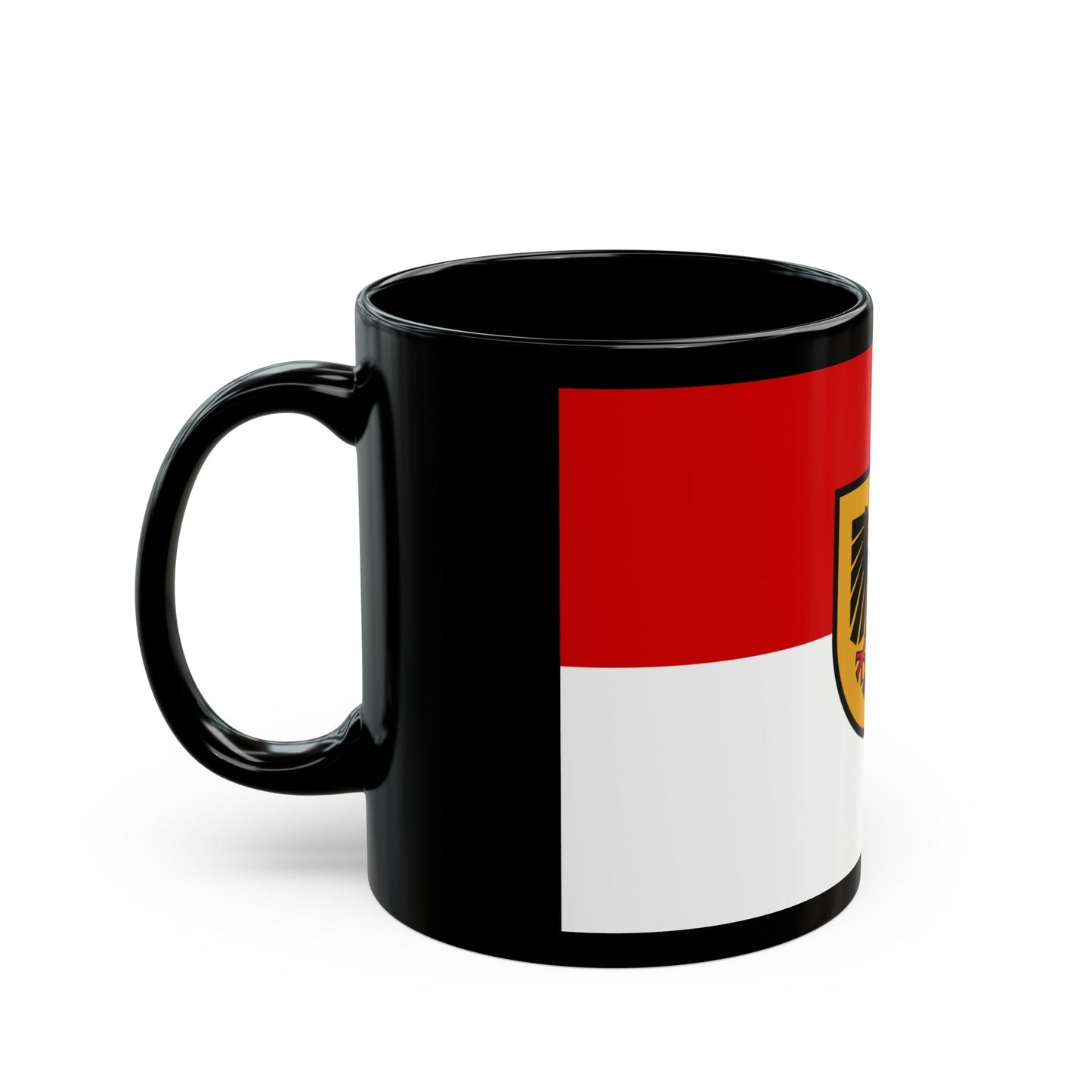 Flag of Dortmund Germany - Black Coffee Mug-The Sticker Space