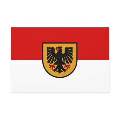 Flag of Dortmund Germany - Canvas Wall Art - The Sticker Space