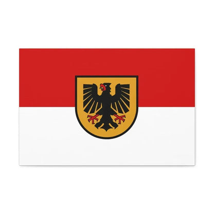 Flag of Dortmund Germany - Canvas Wall Art - The Sticker Space