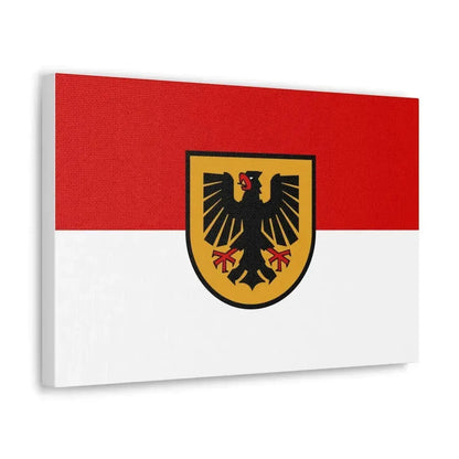 Flag of Dortmund Germany - Canvas Wall Art - The Sticker Space