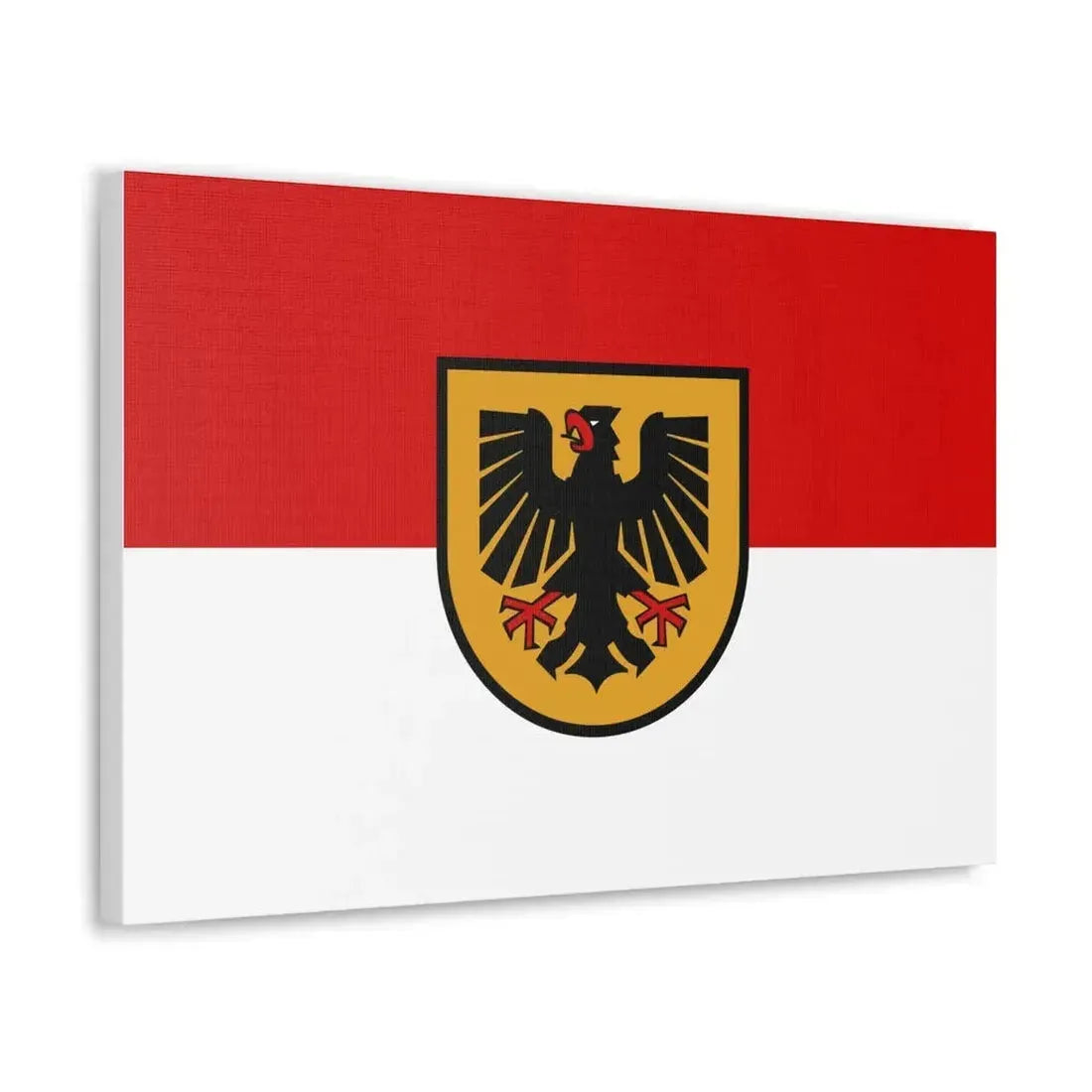 Flag of Dortmund Germany - Canvas Wall Art - The Sticker Space