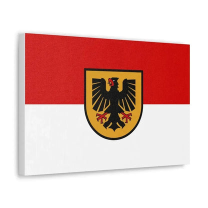 Flag of Dortmund Germany - Canvas Wall Art - The Sticker Space