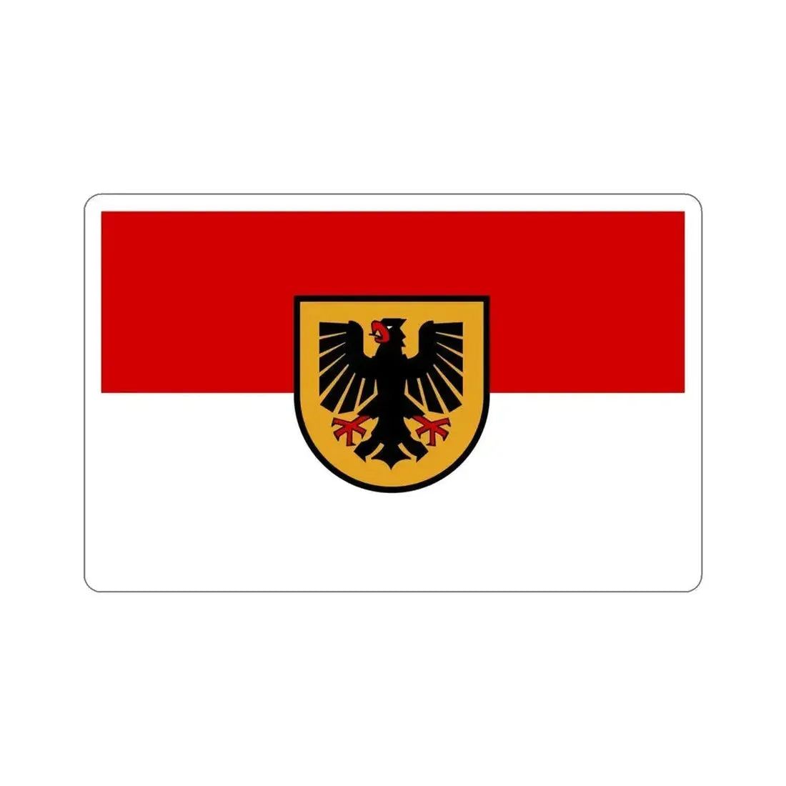 Flag of Dortmund Germany STICKER Vinyl Die-Cut Decal 5 Inch - The Sticker Space