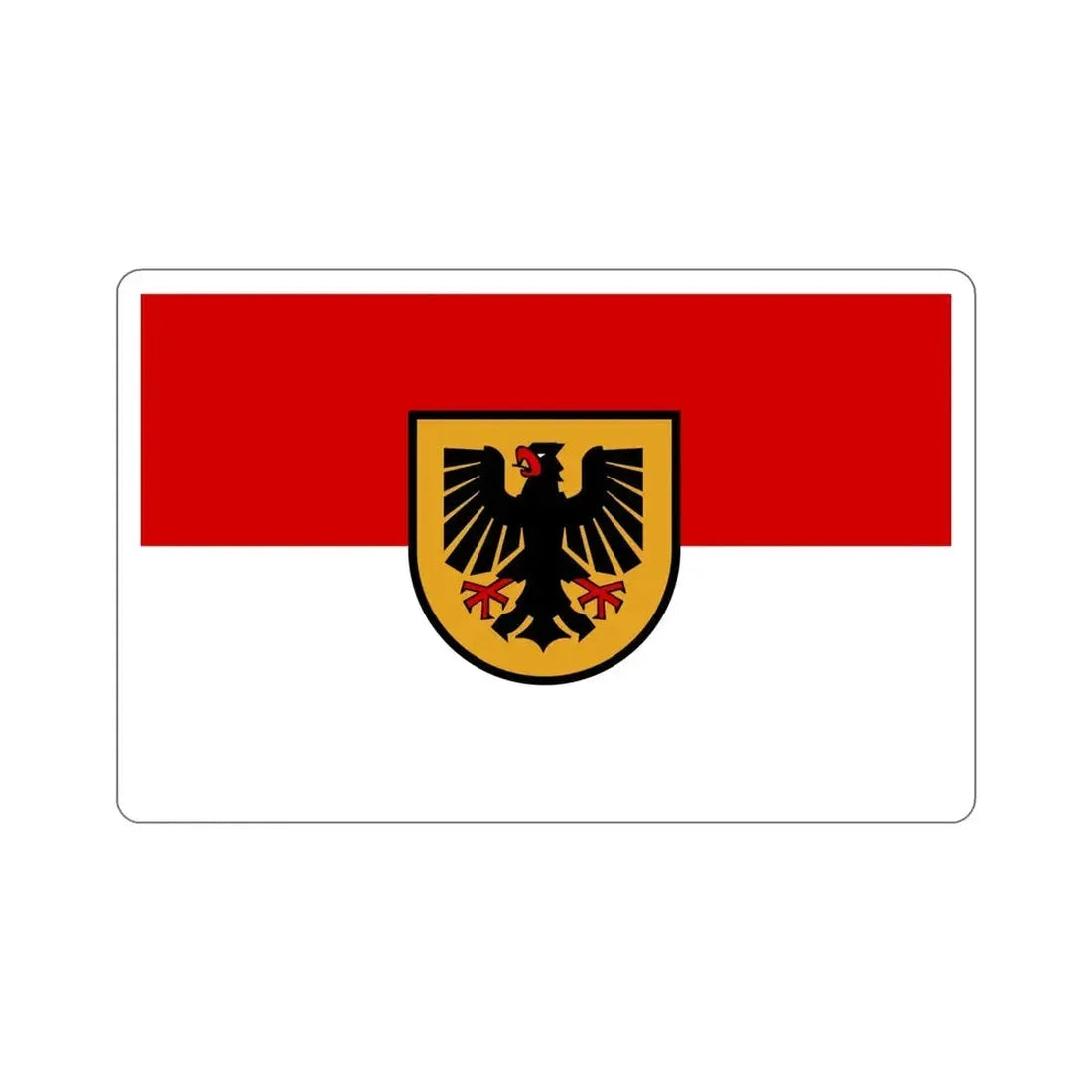 Flag of Dortmund Germany STICKER Vinyl Die-Cut Decal - The Sticker Space