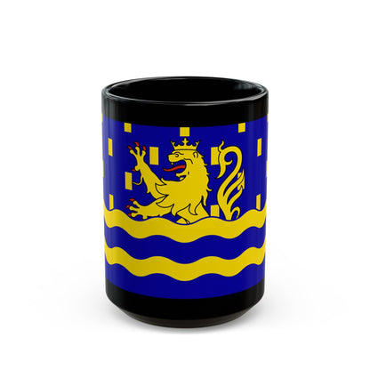 Flag of Doubs France 2 - Black Coffee Mug-15oz-The Sticker Space