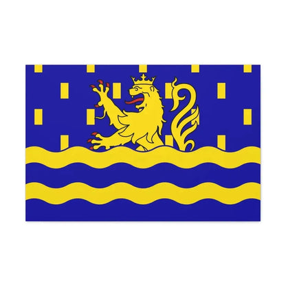 Flag of Doubs France 2 - Canvas Wall Art 30" x 20" 1.25" - The Sticker Space