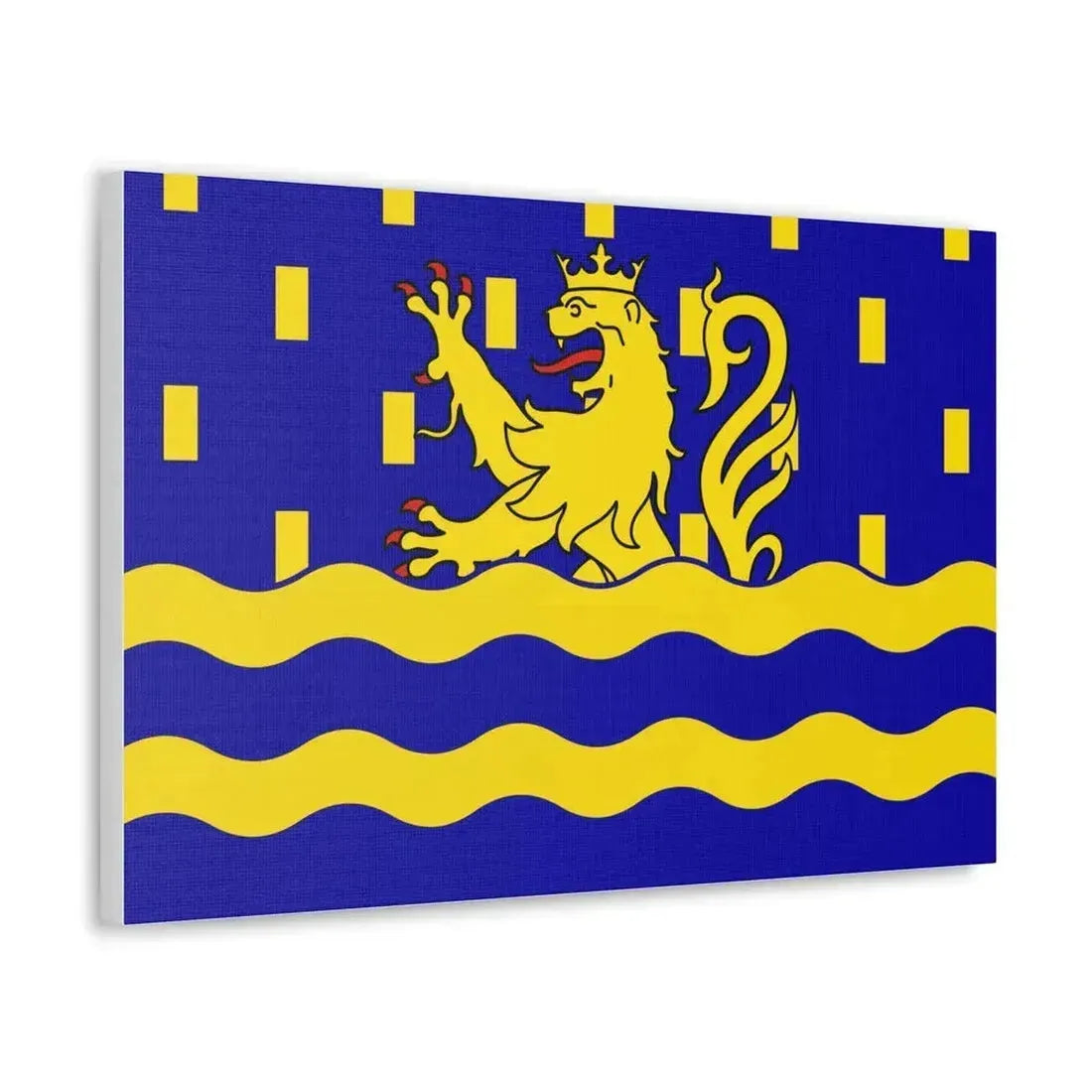 Flag of Doubs France 2 - Canvas Wall Art - The Sticker Space