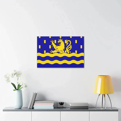 Flag of Doubs France 2 - Canvas Wall Art - The Sticker Space