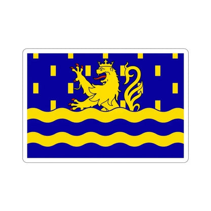Flag of Doubs France 2 STICKER Vinyl Die-Cut Decal 2 Inch - The Sticker Space