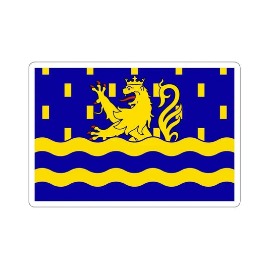 Flag of Doubs France 2 STICKER Vinyl Die-Cut Decal 6 Inch - The Sticker Space