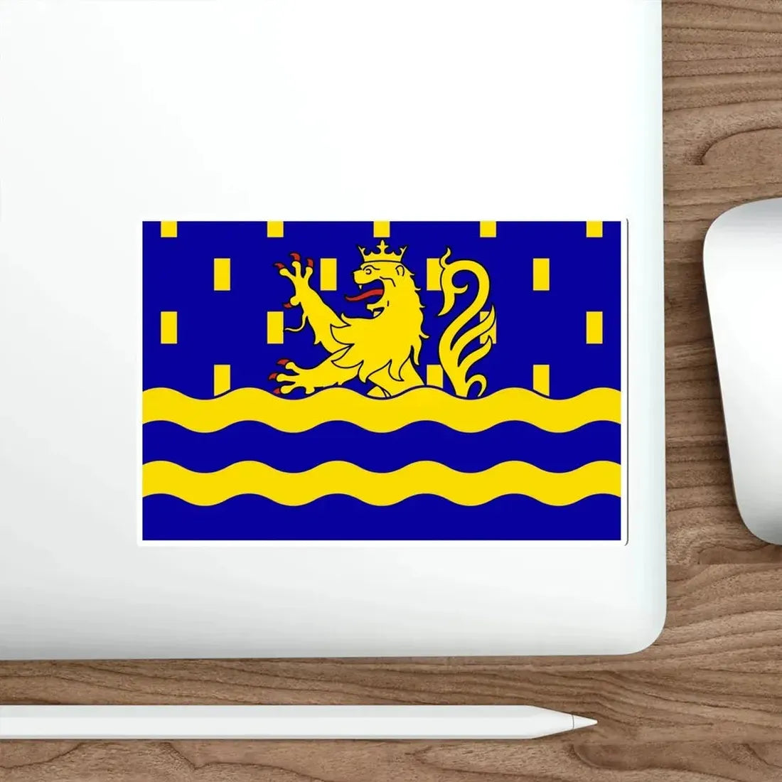 Flag of Doubs France 2 STICKER Vinyl Die-Cut Decal - The Sticker Space